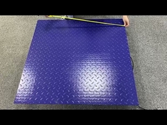 Industriële vloerschaal met één dek